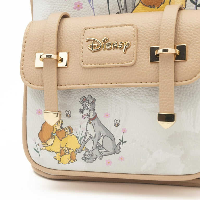 Disney Lady and the Tramp 11 inch Vegan Leather Mini Backpack
