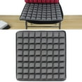 thumbnail image 3 of Cojín de asiento 3D Cola Cojín del asiento Acolchado Transpirable Suave Antideslizante Gris, 3 of 8