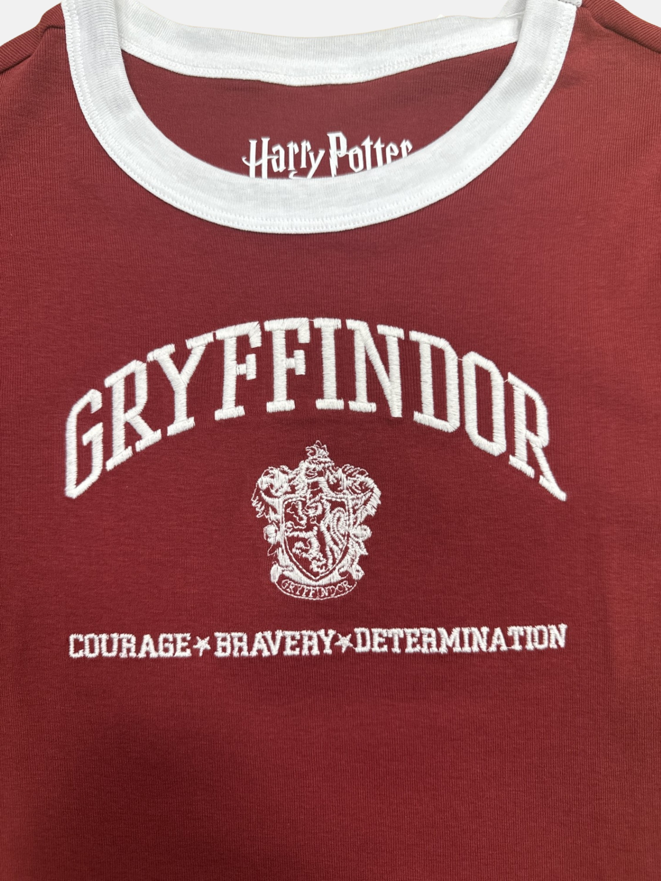 Harry Potter Gryffindor Junior Ringer Baby Tee, S-XL