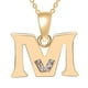 thumbnail image 1 of Collar para mujer, joyería para mujer, joyería de moda para mujer, regalo para mujer, 26 letras en inglés, cadena con nombre, colgante, collares, joyería para mujer, collar, 1 of 3