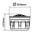thumbnail image 2 of Faucet Aerator,Water Saving Faucet Filter 4L/Minute 24mm/22mm Spout Bubbler Filter Accessories Core Part Attachment For Kitchen And Bathroom ,Water Saving, 2 of 7