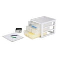 thumbnail image 3 of Sterilite ClearView Stacking 3 Drawer Storage Organizer System, (24 Pack), 3 of 5