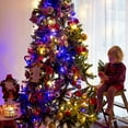 thumbnail image 5 of Morttic 50 LED Christmas Mini String Lights, 16 Ft Battery Operated Christmas Mini String Lights with 8 Lighting Modes, Indoor Outdoor Christmas Mini Fairy String Lights (1 Pack, Blue), 5 of 6