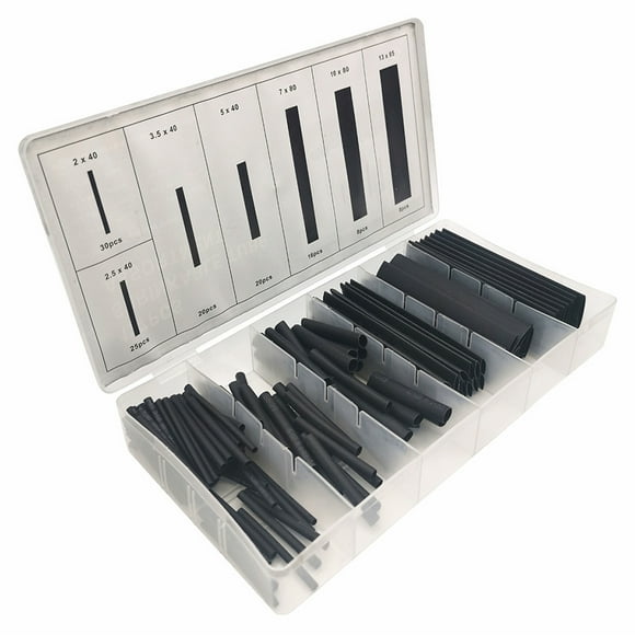 Kenally 127 unids/set 2-13mm cables conectar tubos retráctiles aislamiento del hogar 7 tipos mangas termorretráctiles Kit surtido piezas electrónicas Herramientas y ferretería Kenally TO009754-00B
