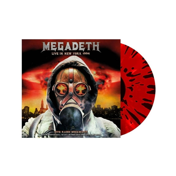 Megadeth New York 1994 (Vinyl Record) 12" Album Coloured Vinyl (Limited Edition)