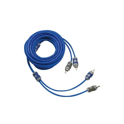 K-Series Interconnect 2-Channel RCA Cable 1m Kicker KI21 Cable / 3.26 ft. 