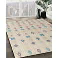 thumbnail image 2 of Ahgly Company Indoor Rectangle Abstract Desert Sand Beige Abstract Area Rugs, 4' x 6', 2 of 6