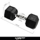 thumbnail image 3 of Mancuernas Hexagonal Par 30Lbs Pesas Para Ejercicio Caucho Negro Xtreme Life DPMH30000001, 3 of 7