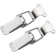 thumbnail image 5 of 2 Pcs Loquet à Angle Droit 90 Degrés Boîte à Outils en Acier Inoxydable 304 Loquets de Capot Loquets à Ressort Boucle de Verrouillage Loquet Boîte à Outils Hasps, 5 of 5