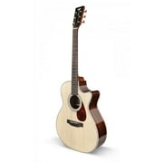 Tyma TG-12 Grand Auditorium Acoustic-Electric Guitar with Solid Sitka Spruce Top