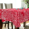 thumbnail image 3 of GZHJMY Valentine's Day Love Heart Tablecloth, Rectangle Waterproof Washable Polyester Table Cover for Picnic Dinner Holiday Party Decor, 60 x 108 Inch, 3 of 7