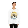 thumbnail image 3 of Great Blue Heron Sweatshirt Bird Lover Long Sleeve Shirt Nature Gift Ideas White 2XL, 3 of 10