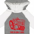 thumbnail image 4 of Inktastic This is How I Roll Tractor Red Boys or Girls Long Sleeve Baby Bodysuit, 4 of 5