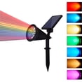 thumbnail image 1 of Foco de luz Led Solar para jardín, cambio automático, 7 colores, luz Solar para exteriores, Patio, iluminación de césped, impermeable, 1 Uds., 1 of 5