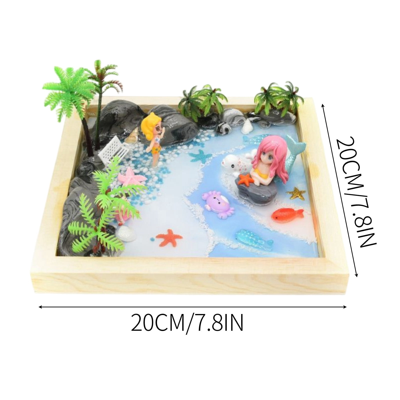 BallsFHK The World Is A Creative Diy Handicraft With Small Accessories Made Of Colored And Epoxy Resin To Create A Micro-Field