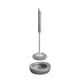 thumbnail image 2 of Escobilla de baño con soporte de secado de pie, limpieza de 360  degree, tamaño compacto, cepillo de limpieza de baño, estropajo de inodoro para baño RV Gris con base, 2 of 9