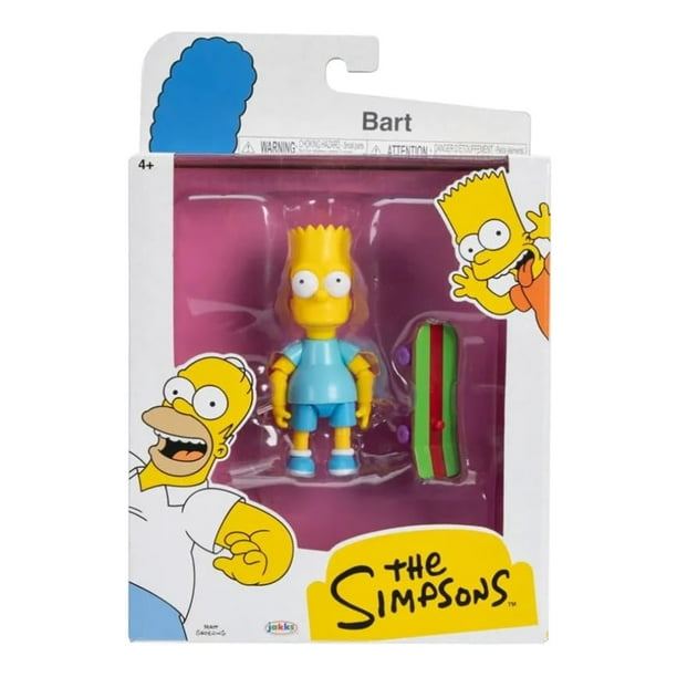 Figura De Acción Jakks Pacific Los Simpsons Bart Skateboard