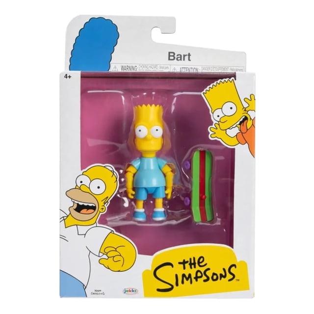 Figura De Acción Jakks Pacific Los Simpsons Bart Skateboard