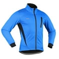 thumbnail image 3 of Cycling Bike Jacket for Men Winter Thermal Fleece Long Sleeve Bicycle Jersey Windproof Breathable Reflective Riding Running Jacket Coat, 3 of 7
