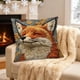thumbnail image 5 of Bonita funda de almohada bordada de pelusa corta de 45 cm | Funda de almohada decorativa para sofá, dormitorio y sala de estar | Cojín decorativo suave para el hogar, 5 of 5