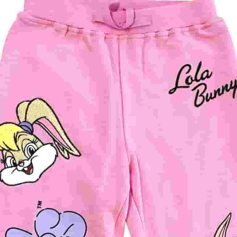 LOTSYOU ♥ Bunny Logo Sweatpants /追跡付 Looney Tunes Girls Lola Bunny Clothing Set - Lola Bunny