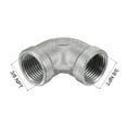 thumbnail image 2 of Unique Bargains 3/8 NPT Female Thread 90 Degree Elbow Pipe Fitting 304 Stainless Steel, 2 of 5