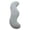 B, variant on Njshnmn Body Pillow Double Curve Pillow Ergonomic Body Pillow Full Body Support Pillow For Arms Hips & Knees Soft Breathable Fiber Fill