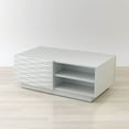 thumbnail image 2 of Home Living Room Modern Contemporary Hinwil Manufactured Wood Coffee Table - White, 2 of 4