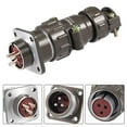 thumbnail image 2 of Aviation Connector, 20mm 3P 25A 250V P20-3 Waterproof Male Wire Panel Power, 2 of 5