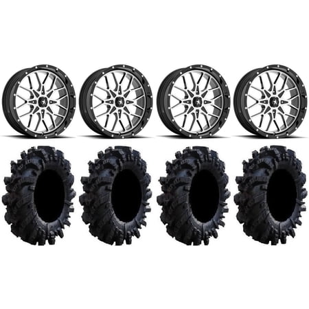 MSA Portal 18 Wheels Machined 36 Intimidator Tires Polaris RZR XP 1000 / PRO XP / Ranger XP 900/1000