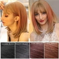 thumbnail image 1 of Air Bangs 3D Invisible Neat Hairpieces Traceless with Hairstyle Accessories for Wedding Temples Safe Fake Fringe Hairstyle Accessories for Wedding Daily Wear No.2, 1 of 9