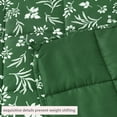 thumbnail image 7 of Teler Weighted Blanket for Adults 20 lbs, 48" x 72" Cooling Printed Heavy Blanket for Bed Sofa, Dark Green, 7 of 7