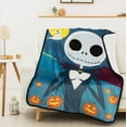thumbnail image 2 of Nightmare Before Christmas Night Stroll Silk Touch Sherpa Blanket, 2 of 7
