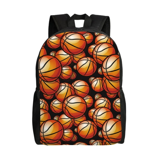 Balery Vintage Basketball Mochila - Mochila Estilosa y Duradera para Laptop de 15 Pulgadas con Tela Oxford Impermeable