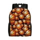 thumbnail image 1 of Balery Vintage Basketball Mochila - Mochila Estilosa y Duradera para Laptop de 15 Pulgadas con Tela Oxford Impermeable, 1 of 8