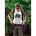 thumbnail image 2 of Colorful Zebra Racerback Tank Women -Image by Shutterstock, Female XX-Large, 2 of 4