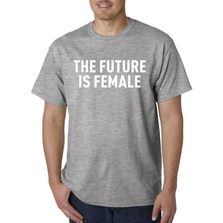 New Way 846 - Unisex T-Shirt The Future Is Female Feminist Feminism Movement Medium Heather