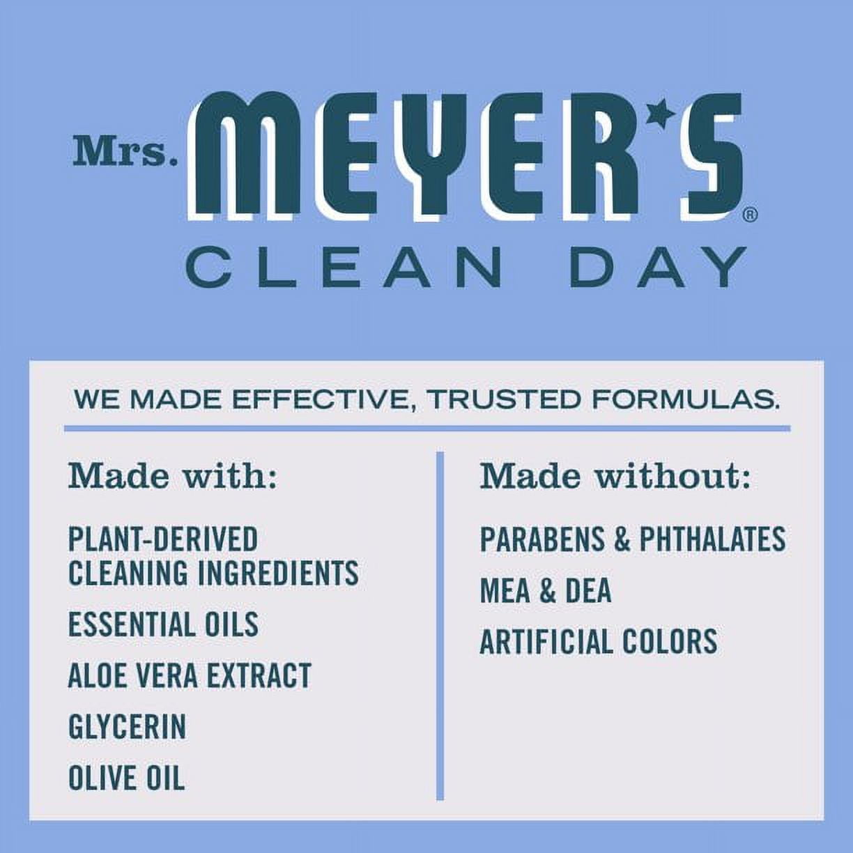 Mrs. Meyer's Clean Day Liquid Hand Soap, Bluebell Scent, 12.5 Ounce Bottle (Pack of 3)
