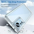 thumbnail image 5 of Case for Xiaomi Mi 12 Phone Case Slim Dropproof [Defend from Drop/Scratch/Slip/Fingerprint] Clear Acrylic Hard Back Soft TPU Bumper Hybrid Phone Cover for Xiaomi Mi 12-Crystal Clear, 5 of 16