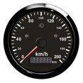 thumbnail image 1 of 125KMH 85mm meter Gau Pulse meter 200KMH Odometer Pulse Signal With Indication Light For Gasoline 12V 24V ,Universal Compatibility, 1 of 7