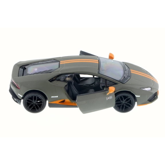 Lamborghini Huracan LP610-4 Avio, Charcoal - Kinsmart 5401D - 1/36 Scale Diecast Model Toy Car (Brand New, but NOT IN BOX)