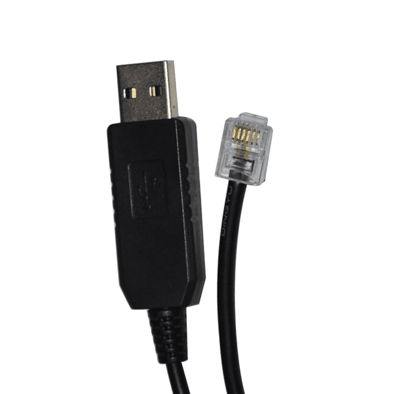 bagagerum fire gange Pebish USB To Rj11 Rj12 6P4C Adapter Serial Control Cable EQMOD for - Mount Pc  Connect Hand Cable,1.8M - Walmart.com