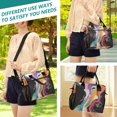 thumbnail image 5 of FORMRS Insulated Lunch Bag Unisex Large Capacity with Shoulder Strap, Colorful Black, 5 of 6