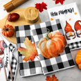 thumbnail image 3 of luyaa 4 Pcs Fall Kitchen Towels Pumpkin Gnome Hand Towels 18 x 26 inches Thanksgiving Dish Cloth Autumn Harvest Decorative Absorbent Tea Dishcloth for Bathroom Kitchen Fall Decor, 3 of 6