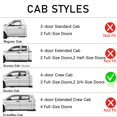 thumbnail image 4 of Lightronic Extra Durable Outside-Mount Auto Vent Window Visor, Fits 2005-2015 Toyota Tacoma, Double Cab, UV Protection Rain Guard, Original Window Deflector, No-Drill Easy Install, Dark Smoke, 4-Pcs, 4 of 4
