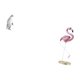 thumbnail image 5 of Escultura De Resina De Pingüino Y Flamenco, Figura Coleccionable, Adorno Decorativo, Estatua Para Inauguración De La Casa, Mesa, Bar, Dormitorio, Oficina, Jardín, Patio, Estanque, Parterre,, 5 of 8