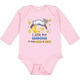 thumbnail image 3 of Inktastic I Love My Grandma to the Moon and Back Cute Sheep Boys or Girls Long Sleeve Baby Bodysuit, 3 of 5