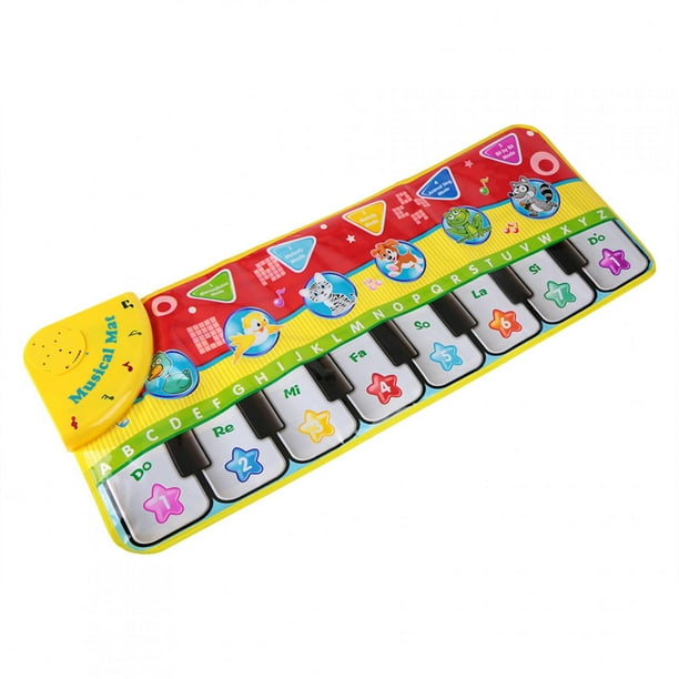 Manta De Piano Plegable Para Niños, Tapete De Piano Colorido De Poliéster Para Niños, Diversión Interesante Para La Escuela, El Hogar, Tapetes De Baile Electrónicos, Juguete