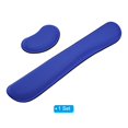thumbnail image 3 of Unique Bargains Keyboard Wrist Pad Mouse Wrist Rest Ergonomic Wrist Support Comfortable Memory Foam Style 1, Blue 1 Set, 3 of 5