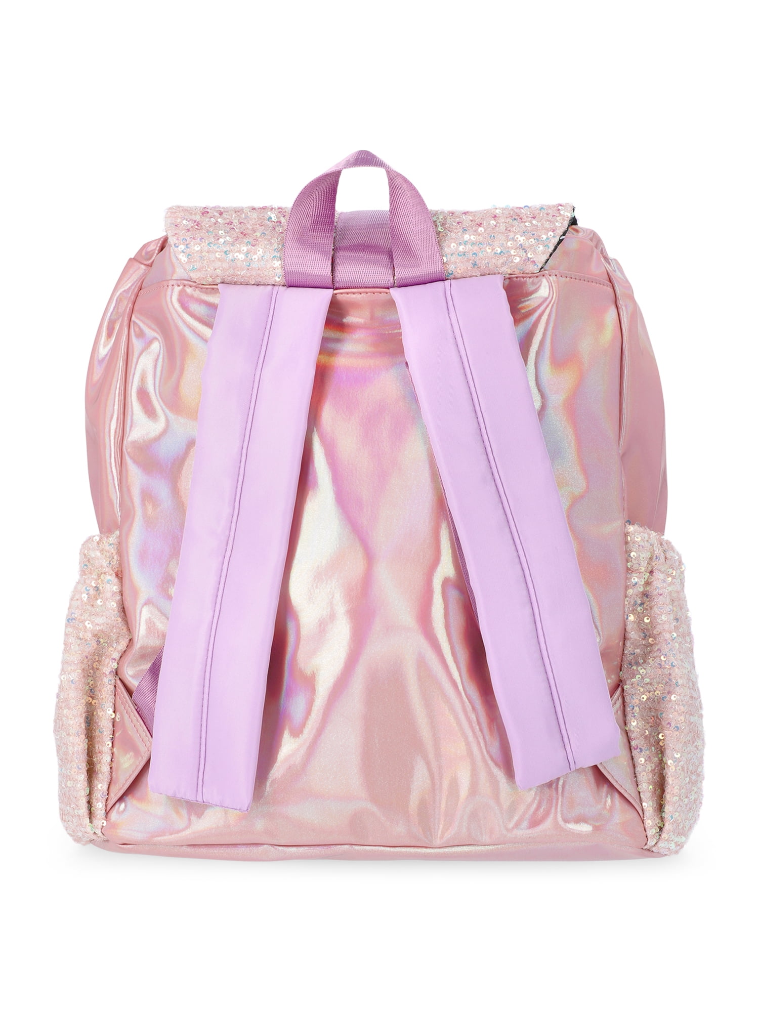 Justice Girls' Sequin Rucksack Backpack